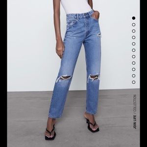 Zara mom jeans